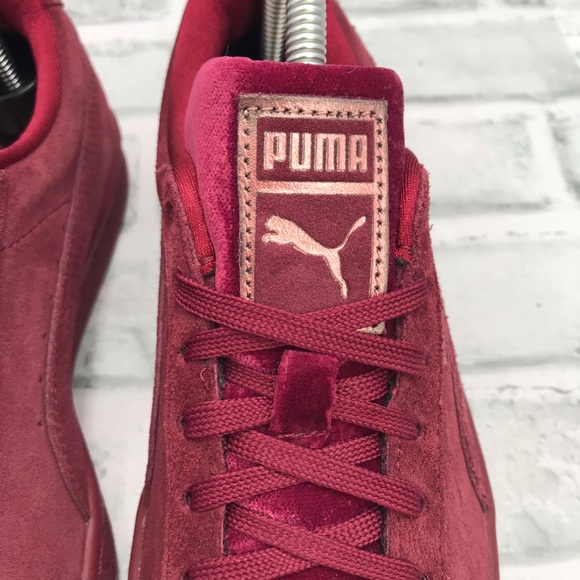 PUMA Suede Classic Velvet Cordovan - Picture 7 of 8